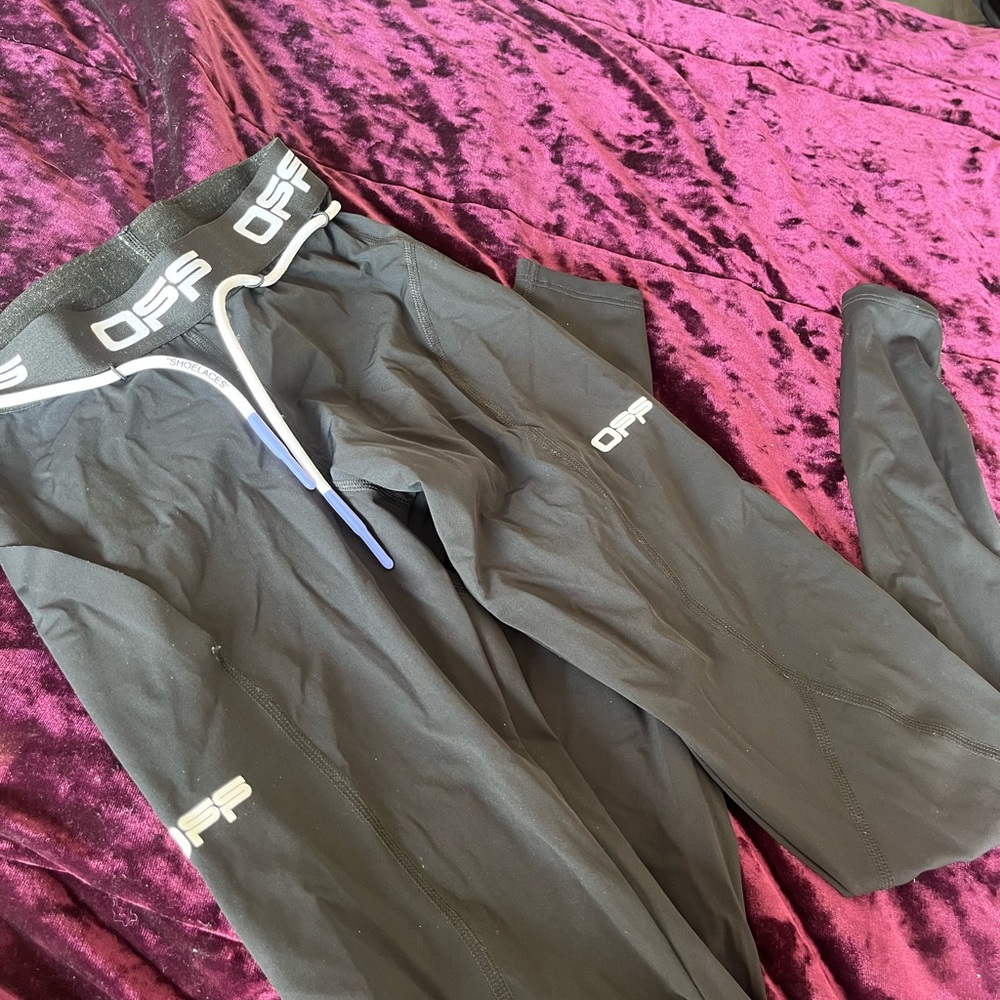 Off-White Performance Logo-Tape Leggings